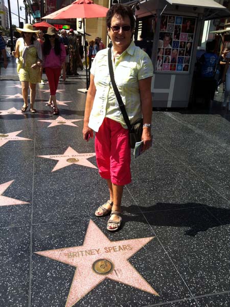 Walk of Fame - Hollywood Boulevard   . . .