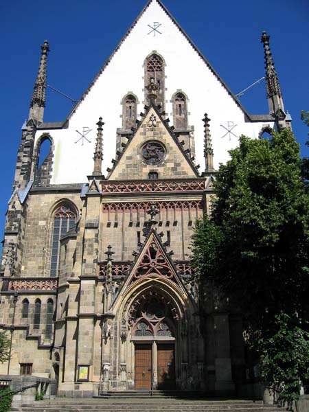 L'église St-Thomas de Leipzig  . . .