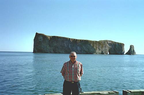 Percé et son rocher en Gaspésie
