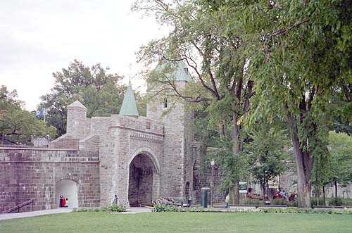 La porte Saint-Louis à Quebec