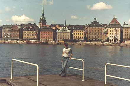 Stockholm,  la vieille ville juin 1982