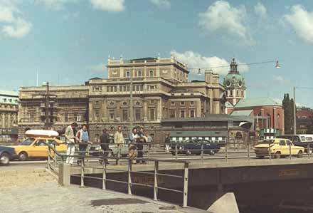 Stockholm,  la vieille ville juin 1982