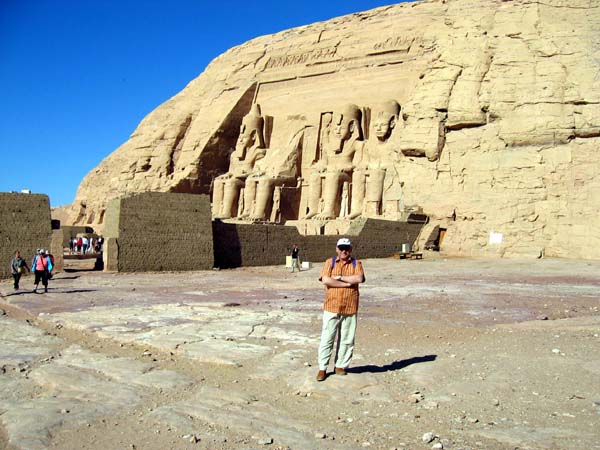 Le temple de Ramses II à Abou Simbel proche du Soudan